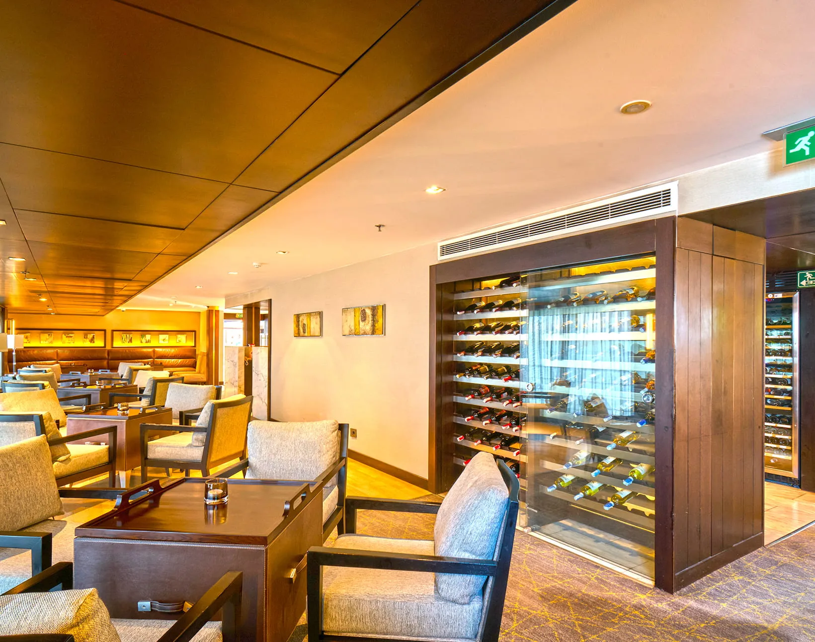 Lounge aboard the The Oberoi Philae, Luxury Nile Cruiser Nile cruise